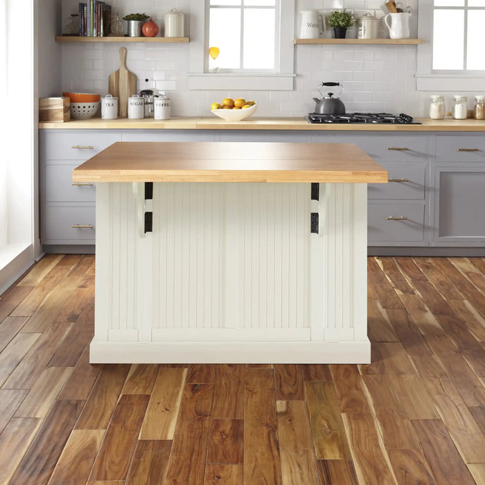 Homestyles Nantucket Off-White Kitchen Island 5022-94N