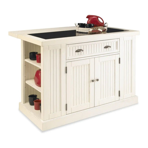 Homestyles Nantucket Off-White Kitchen Island 5022-94