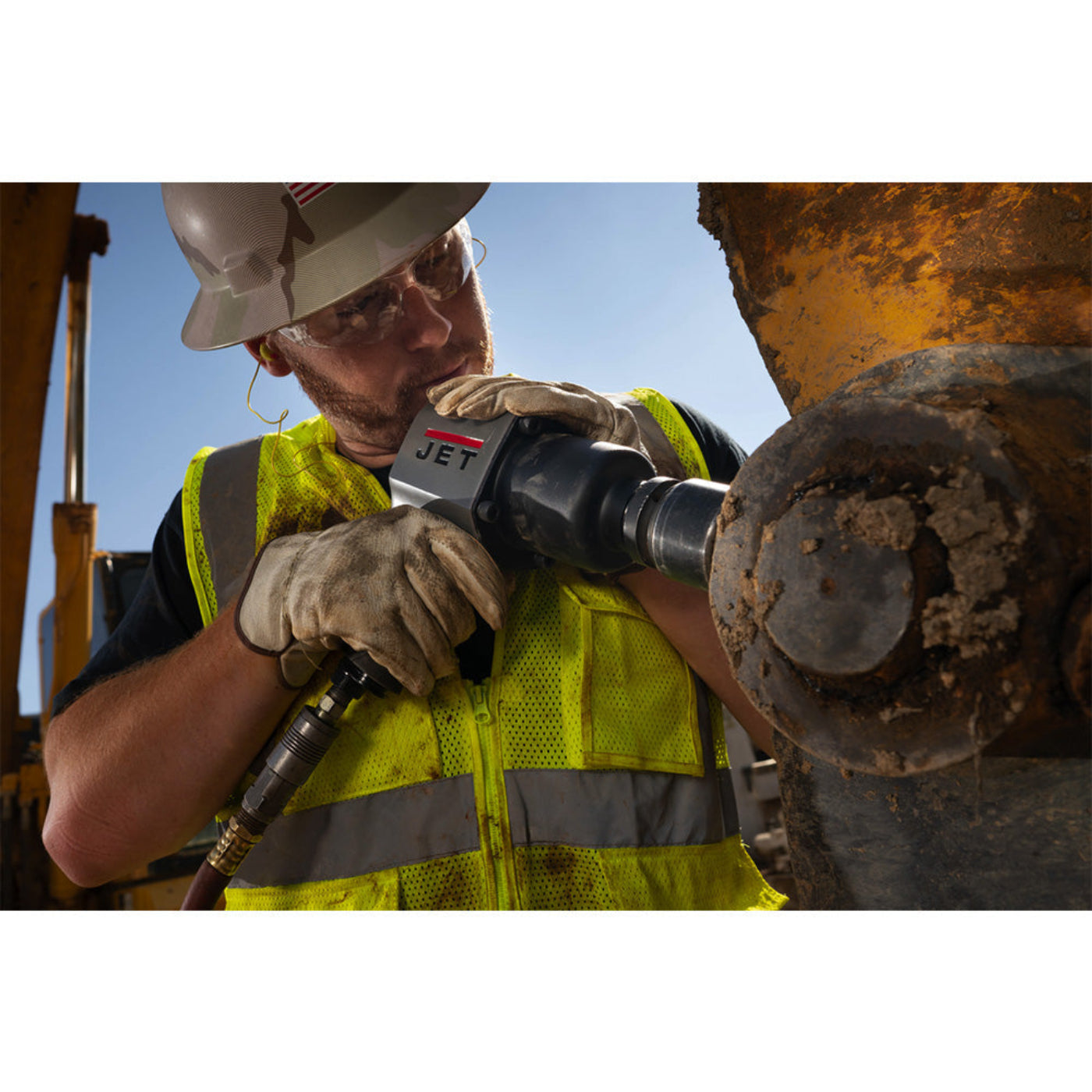 JET JAT-108 1" Pistol Grip Pneumatic Impact Wrench - JT9-505108