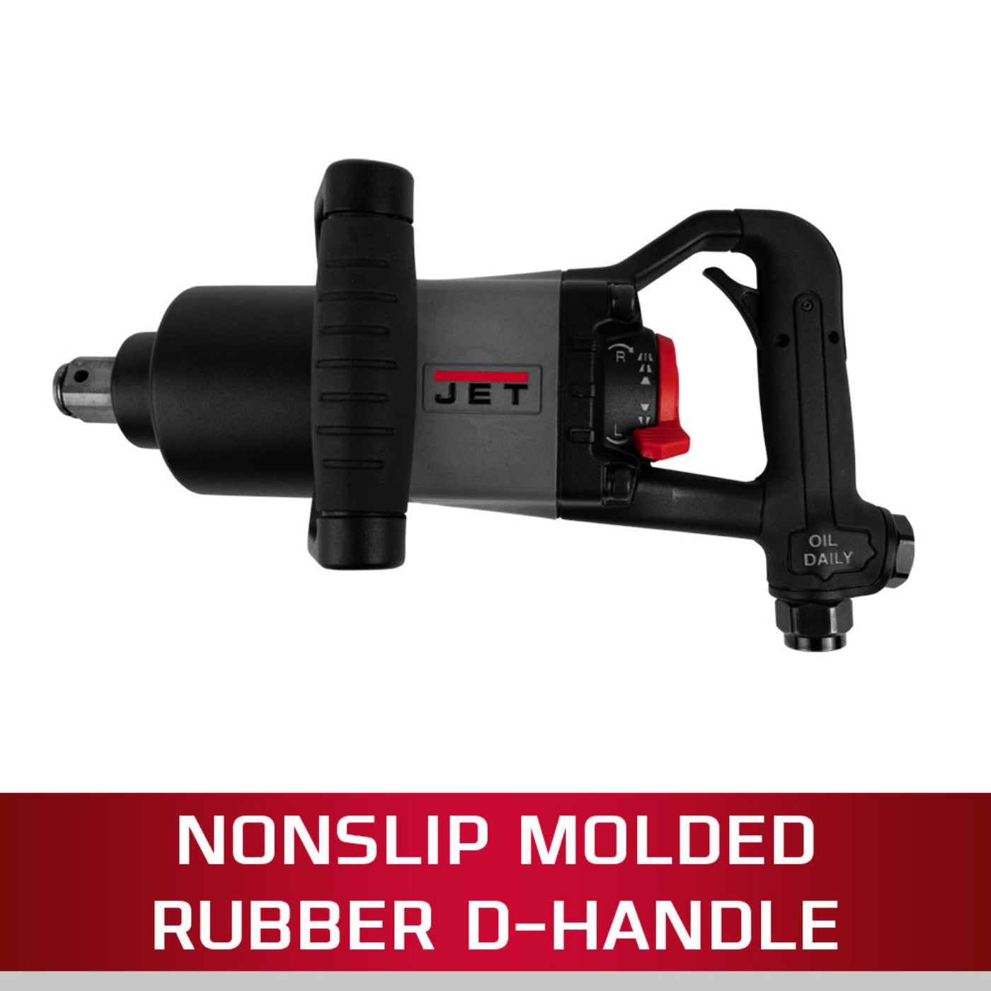 JET JAT-211 1" D-Handle Pneumatic Impact Wrench - JT9-505211