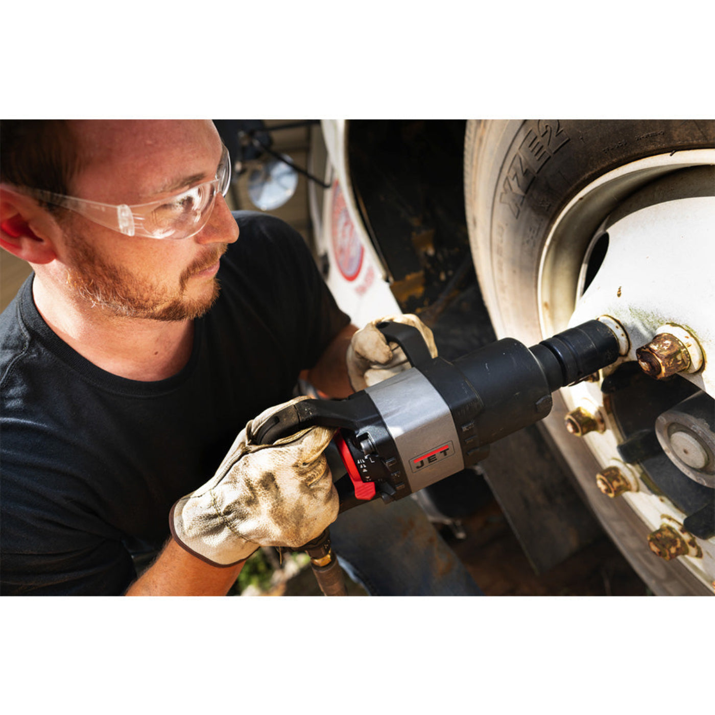 JET JAT-211 1" D-Handle Pneumatic Impact Wrench - JT9-505211