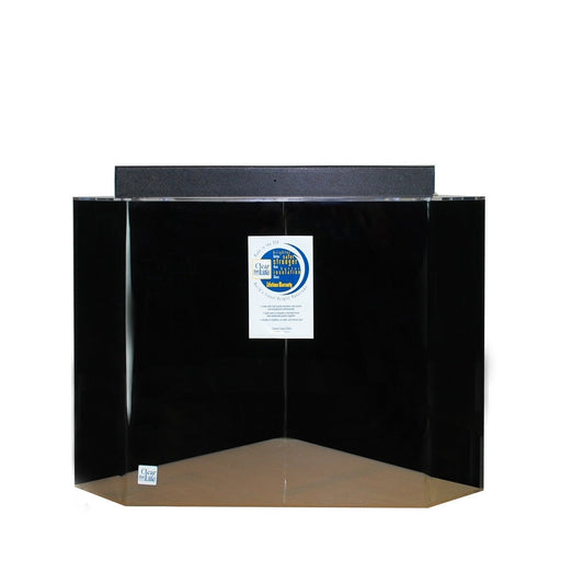 Clear for Life Acrylic UniQuarium Pentagon Aquarium - 50 Gallon - UNI-PENT-50-Sapphire