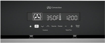 Sharp - 24 in. Stainless Steel European Convection Built-In Single Wall Oven - SWA2450GS