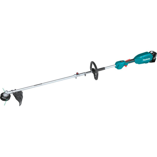 Makita 18V LXT Lithium-Ion Brushless Cordless Couple Shaft Power Head Kit with 13in String Trimmer & 20in Hedge Trimmer Attachments  - XUX02SM1X2