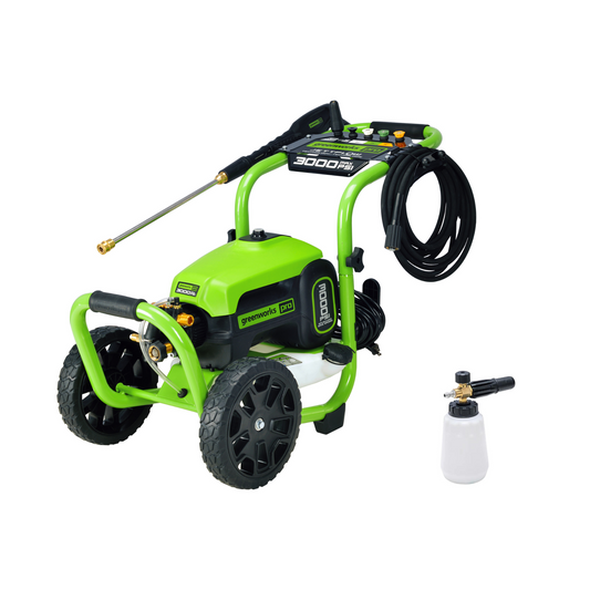 Greenworks 3000 PSI Pressure Washer w/ Premium Foam Cannon Combo Kit - 5127302