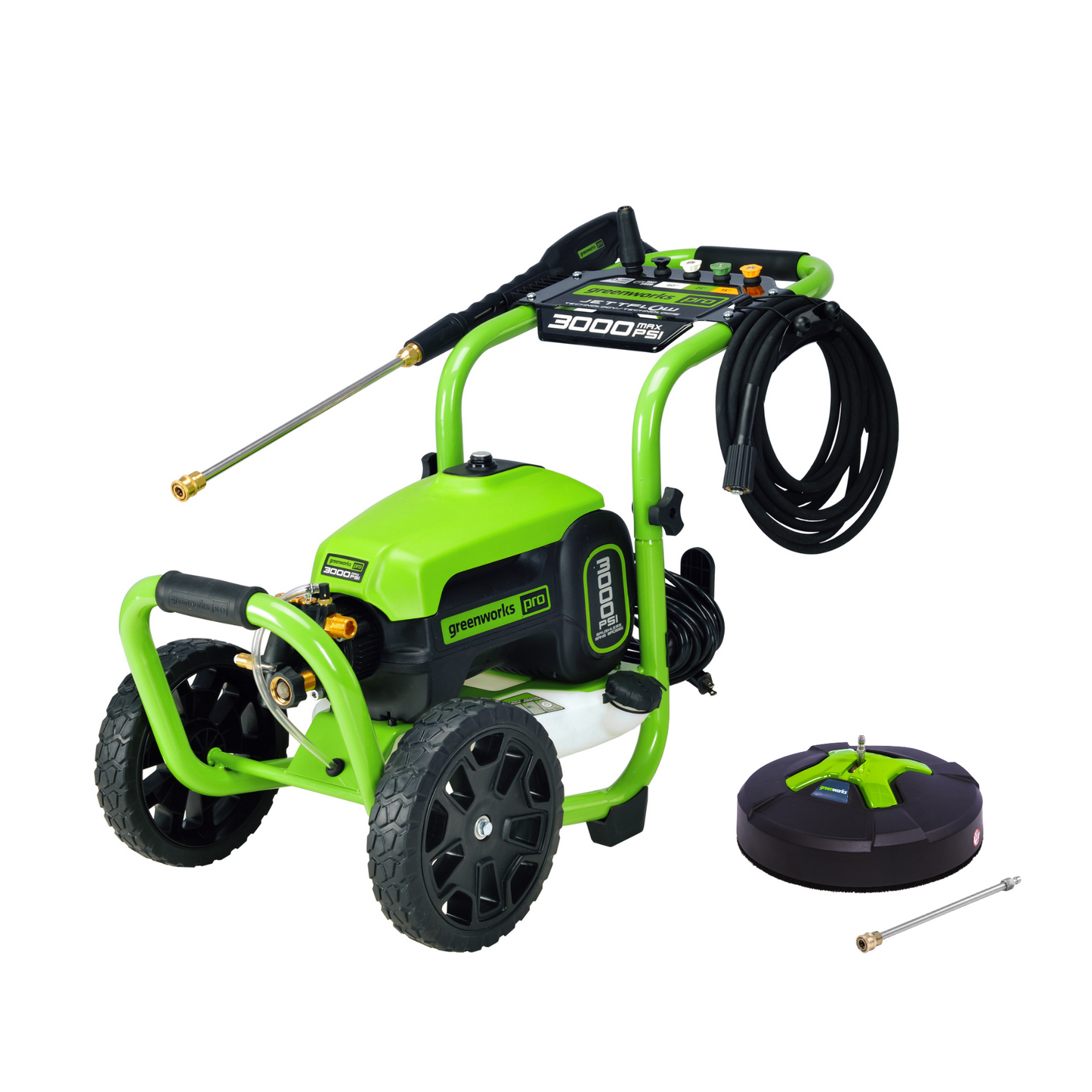Greenworks 3000 PSI Pressure Washer w/ 15" Surface Cleaner & Extension Combo Kit - 5125602-VK