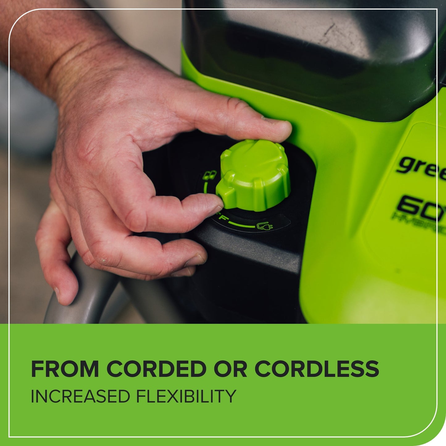 Greenworks Corded/60V 3000-PSI 2.0 GPM Electric Pressure Washer w/ (2) 5.0Ah Batteries & Dual-Port Charger - 5128202