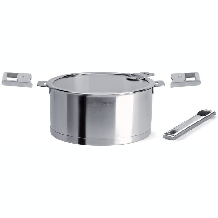 Cristel Strate Saucepan With Glass Lid - S3CQLKSA