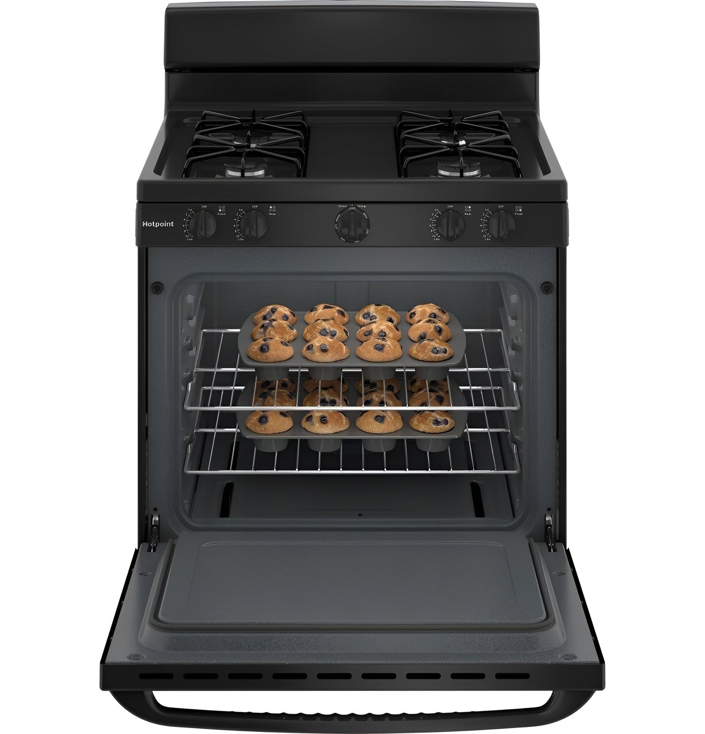 HOTPOINT RGBS300DMBB Hotpoint 30" Free-Standing Gas Range - RGBS300DMBB-KT
