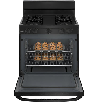 HOTPOINT RGBS300DMBB Hotpoint 30" Free-Standing Gas Range - RGBS300DMBB-KT