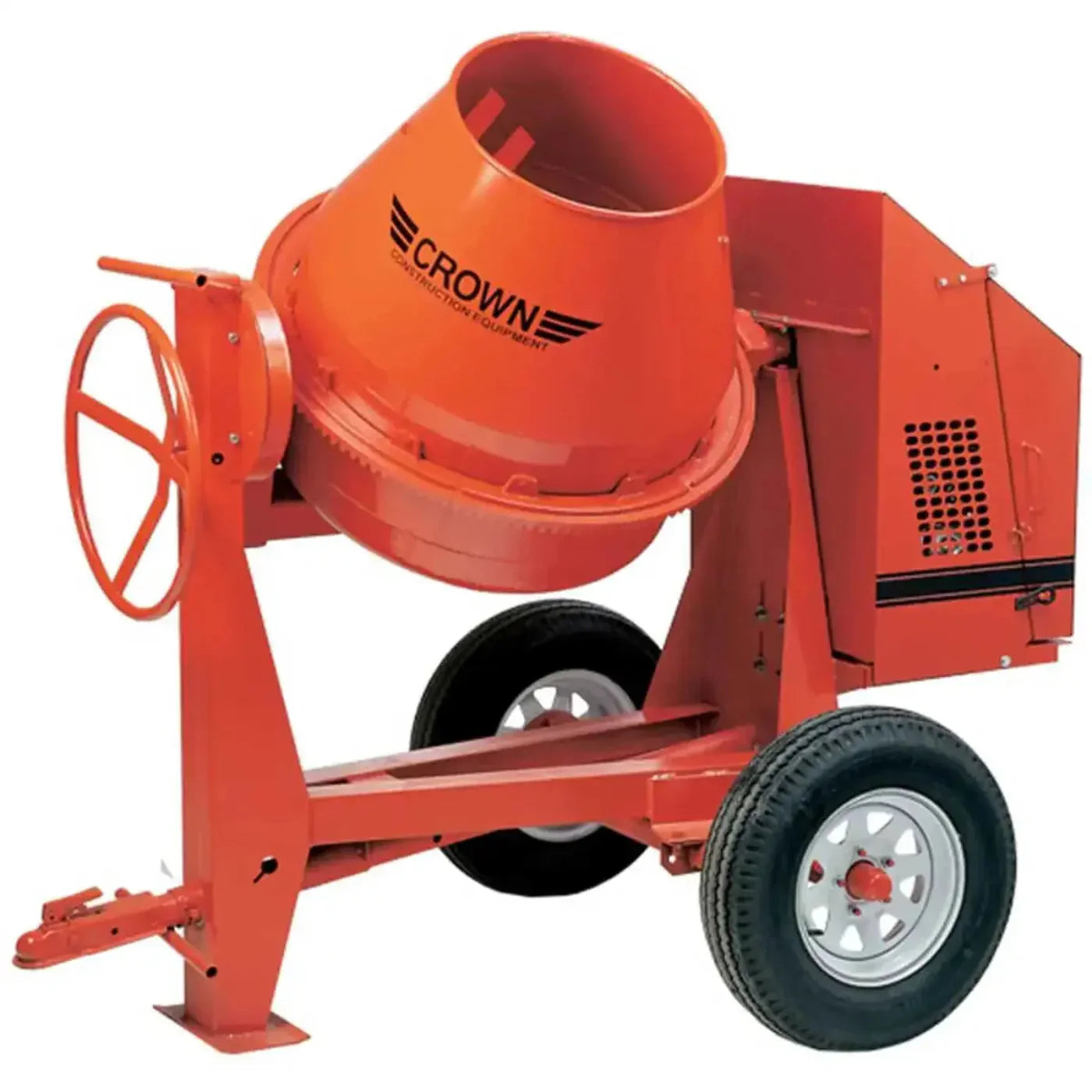 Crown C9 Towable Concrete Mixer - 1103-1.5hp Electric-Pintle