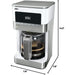 Braun Brew Sense 12-Cup Drip Coffee Maker in Stainless Steel and White KF6050WH