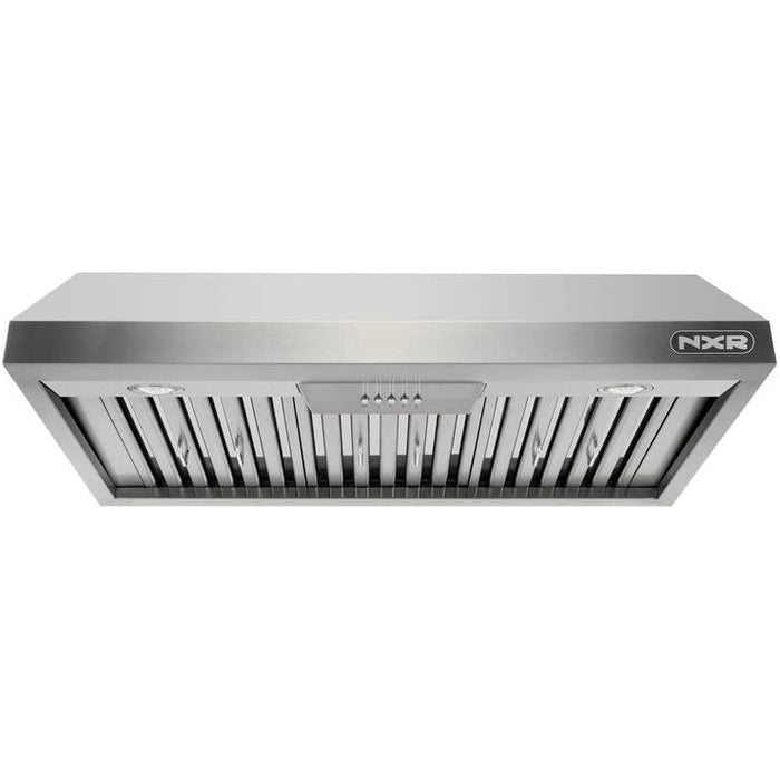 NXR 48 in. Propane Gas Range and Under Cabinet Range Hood Package, - SC4811LPEHBD