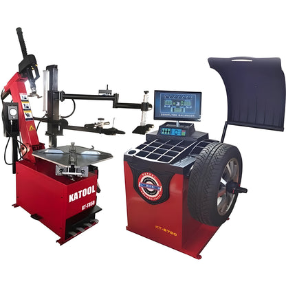 Katool Tire Changer T850 & Wheel Balancer B750 - T850+B750