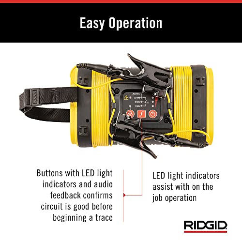 RIDGID SeekTech ST-305 Line Transmitter, Line Tracer and Underground Line Locator,Yellow,Small - 21898