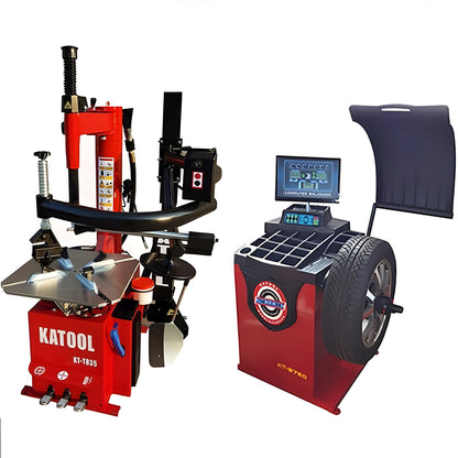 Katool Tire Changer T835 & Wheel Balancer B750 - T835+B750