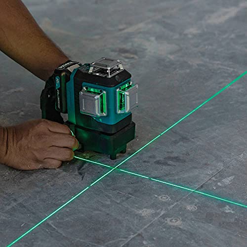 Makita 12V Max CXT Lithium‑Ion Cordless Self‑Leveling 360° 3‑Plane Green Laser Kit - SK700GDNAJ