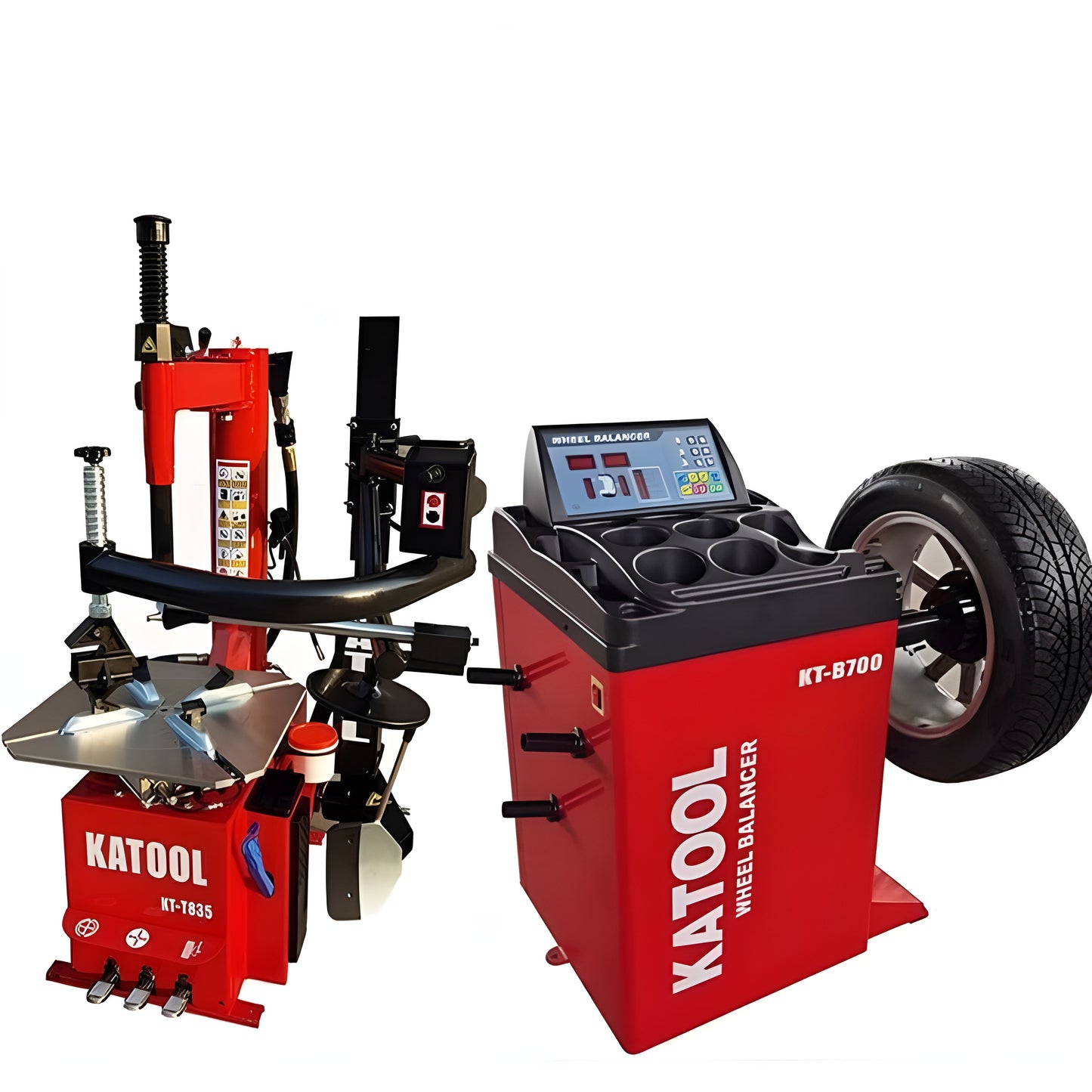 Katool Tire Changer T835 & Wheel Balancer B700 - T835+B700