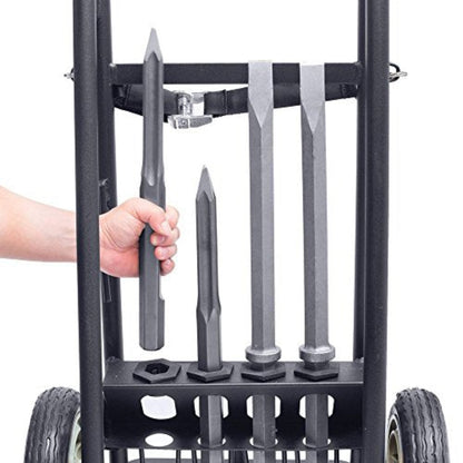 Makita (HM1812X3) 70lbs. Advanced AVT Breaker Hammer with 1-1/8 In. Hex, 4pc Steel, premium Cart - HM1812X3