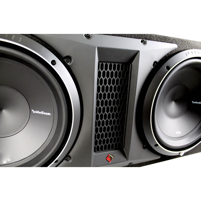 Rockford Fosgate P32X12 12 Inch 2400 Watt Dual Loaded Subwoofer Sub Enclosure - 52838