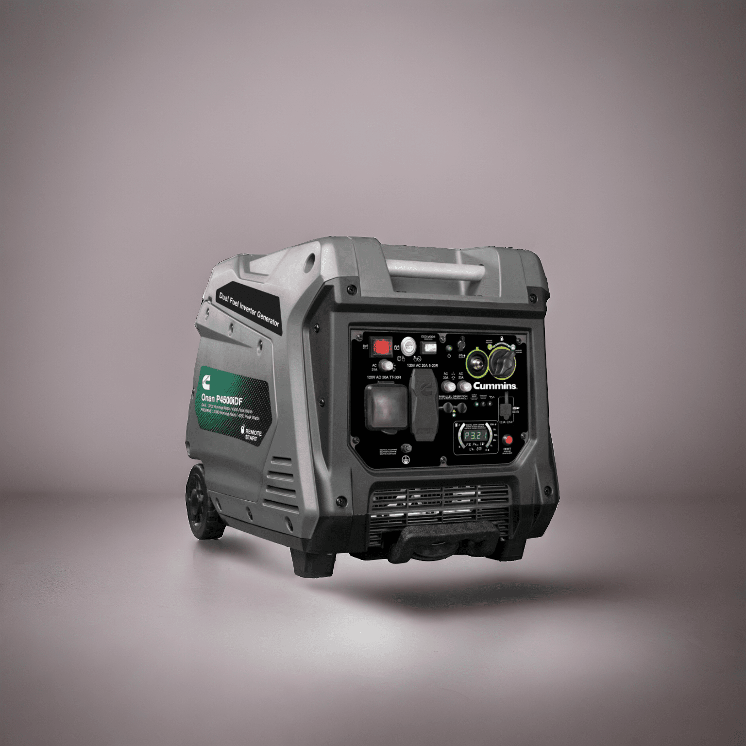 Cummins P4500iDF 3700W/4500W Remote Start Dual Fuel Inverter Onan Generator Scratch & Dent