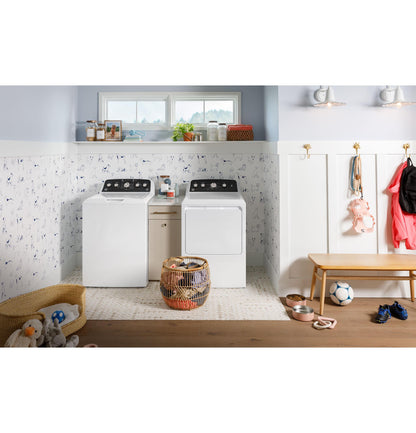 GE APPLIANCES GTW485ASWWB GE(R) 4.5 cu. ft. Capacity Washer with Stainless Steel&#x00A0;Basket, Cold&#x00A0;Plus and Wash Boost&#x200B; - GTW485ASWWB-KT