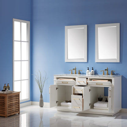 Altair Designs 60" Double Bathroom Vanity Cabinet Only - 531060-CAB-RB-NM