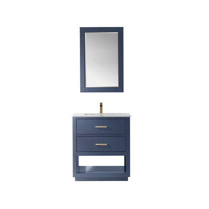 Altair Designs 30" single vanity with top - 532030-WH-CA
