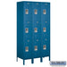 Salsbury 15" Wide Triple Tier Standard Metal Locker - 3 Wide - 53368BL-A