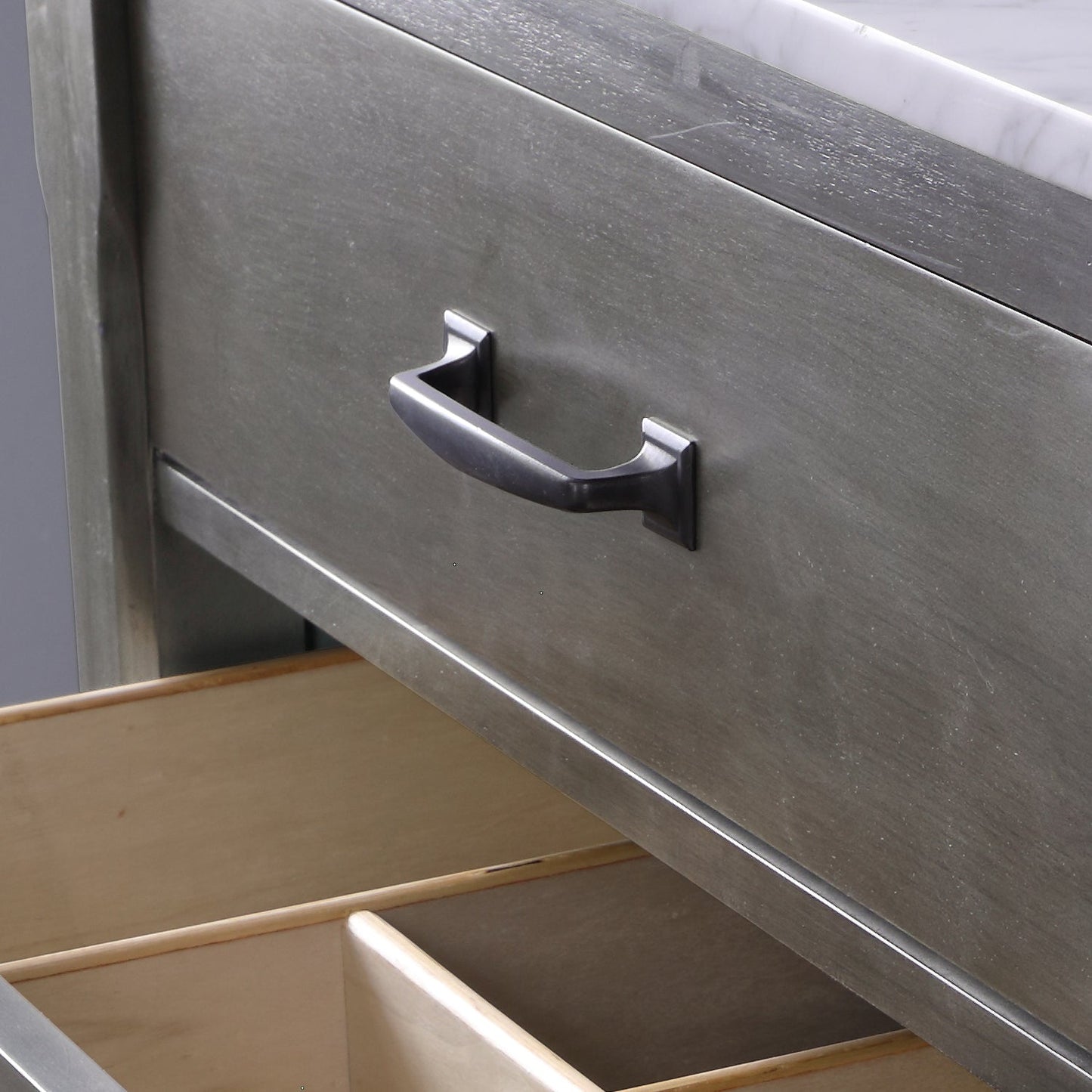 Altair Designs 30" single vanity with top - 535030-WH-CA