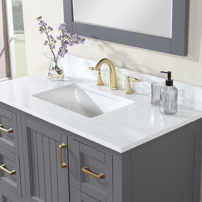 Altair Designs  42" single vanity with top - 538042-CB-AW-NM