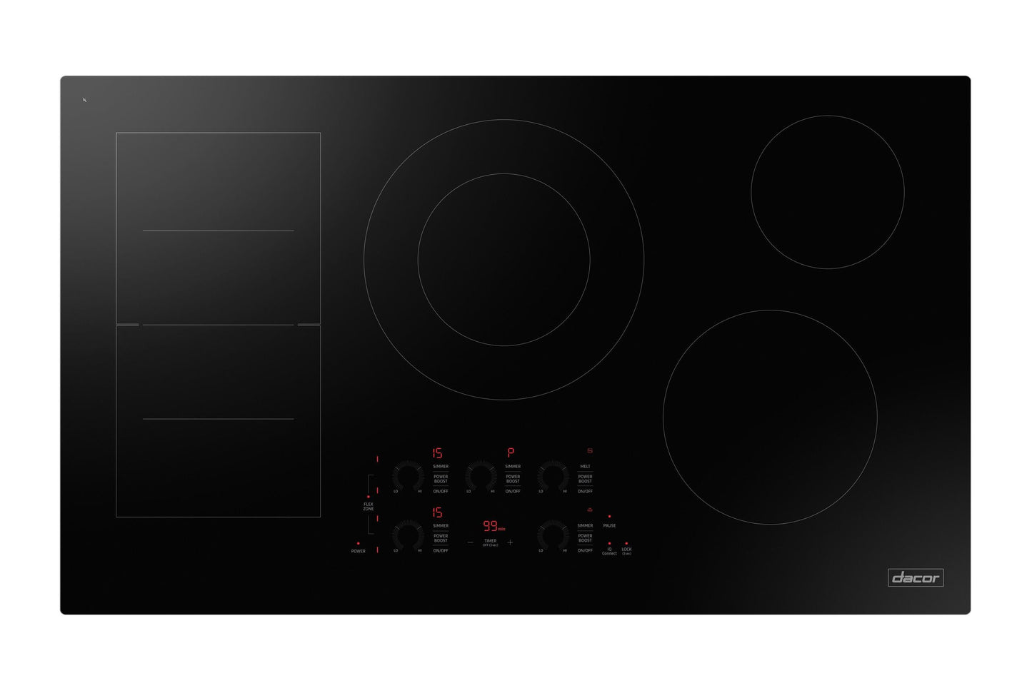 DACOR 36" Induction Cooktop - DTI36P876BB-KT