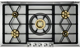 Gaggenau 200 Series 36 Inch  5 Sealed Burners Natural Gas Cooktop - VG295250CA
