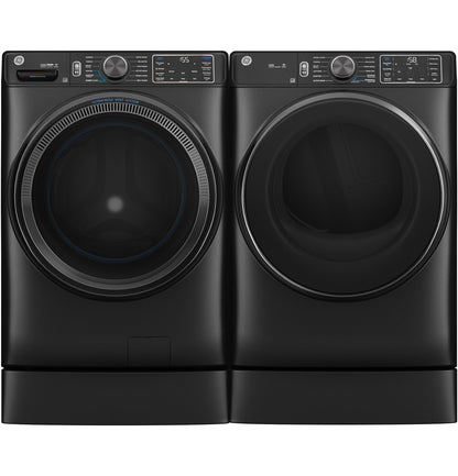 GE 5.0 cu. ft. Smart Front Load Washer, SmartDispense, UltraFresh Vent, OdorBlock, Sanitize + Allergen – GFW655SPVDS-KT