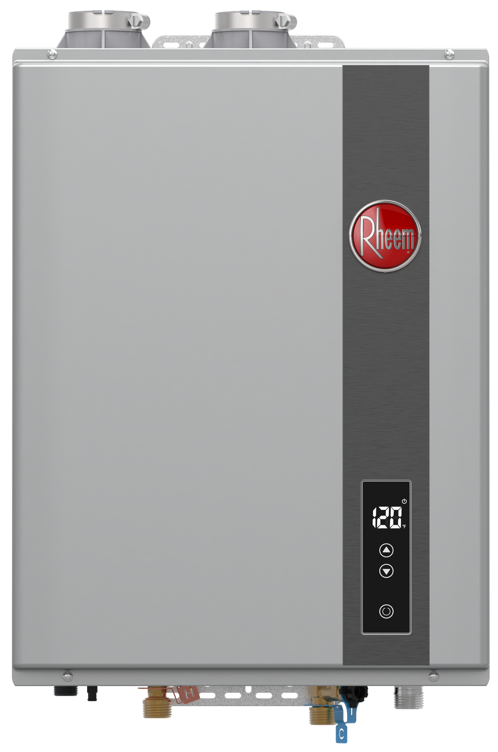 Rheem 180,000 BTU Indoor High-Efficency Condensing Direct Vent Propane ...