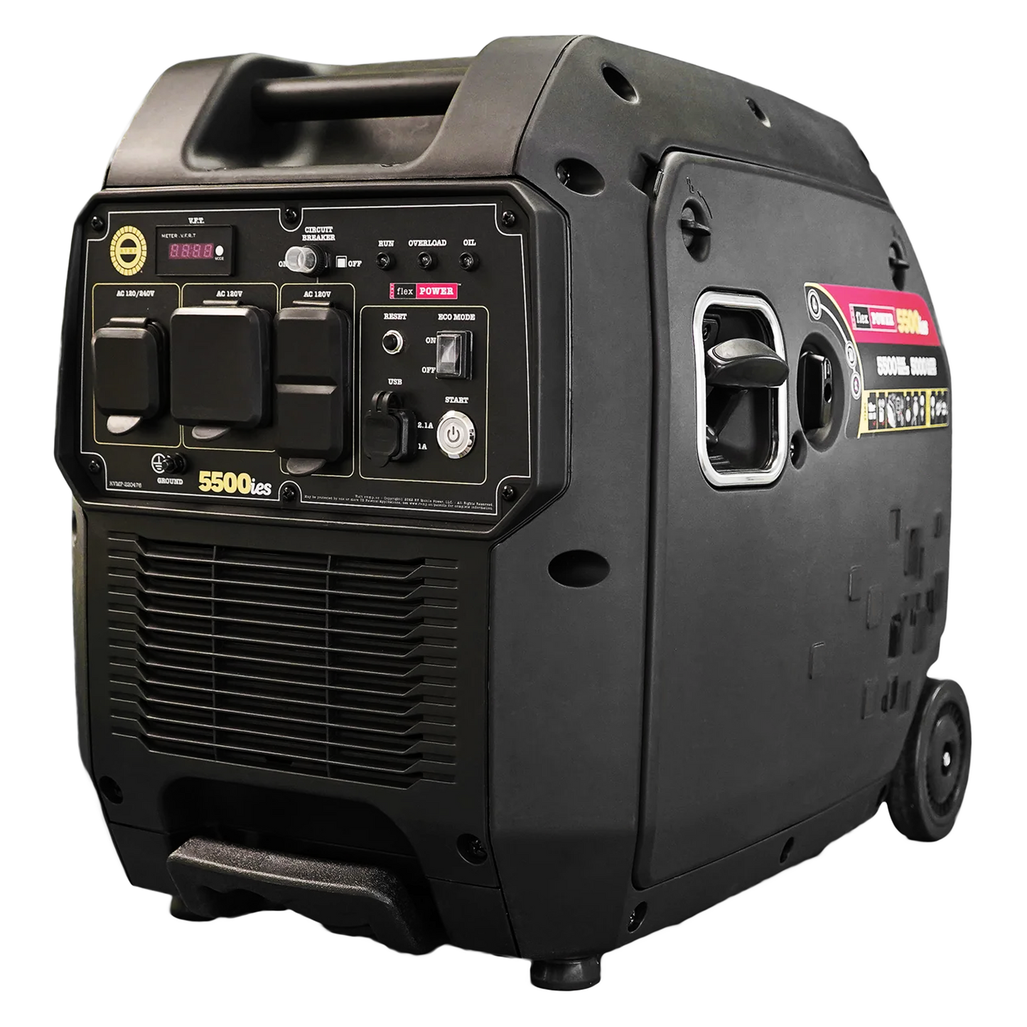 RVMP Flex Power 6500ies (Replacing the 5500ies) | Electric Start Portable Silent Inverter Generator - 251340