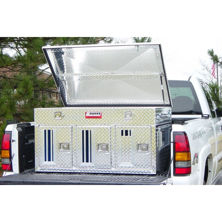 Owens Hunter Aluminum Triple Dog Box - 55029