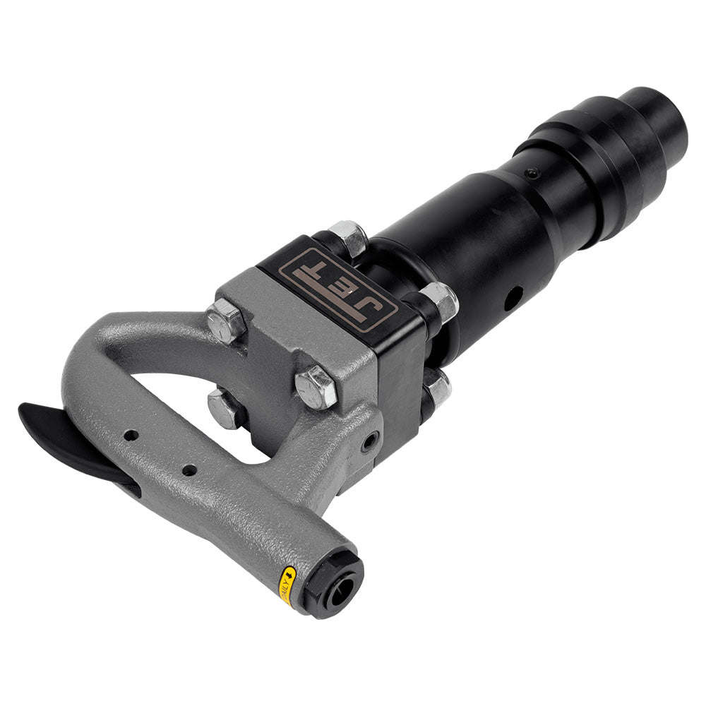 JET JCT-3620A 3" Stroke Round Shank 4-Bolt Pneumatic Chipping Hammer (D Handle) - JT9-550620