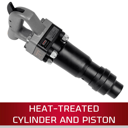 JET JCT-3620A 3" Stroke Round Shank 4-Bolt Pneumatic Chipping Hammer (D Handle) - JT9-550620