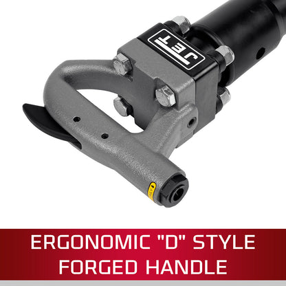 JET JCT-3621 3" Stroke Hex Shank 4-Bolt Pneumatic Chipping Hammer (D Handle) - JT9-550621