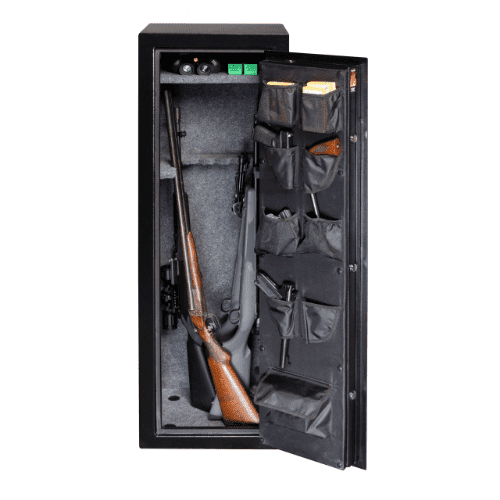 Gardall Black Firelined Gun Safe w/ Silver Trim - GF5517-BS-C