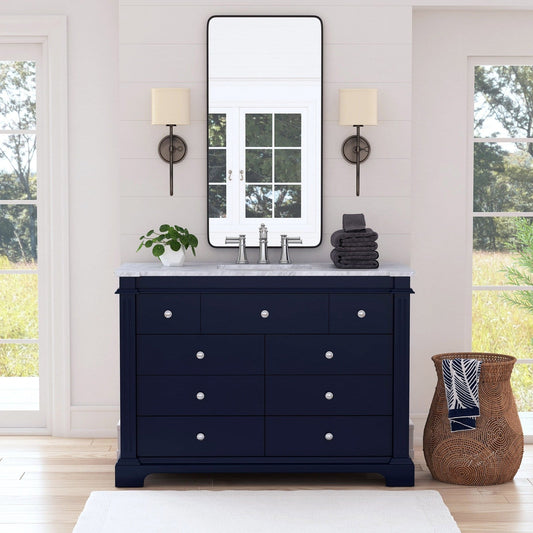 Butler Specialty Company Harley 48"" Single Bathroom Vanity Set, Navy Blue  - 5572372