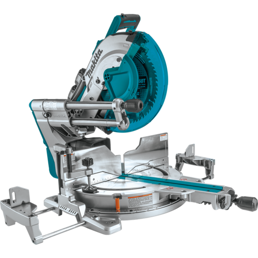 Makita 36V (18V X2) LXT Brushless 12" Dual‑Bevel Sliding Compound Miter Saw Kit, AWS Capable and Laser - XSL08PT