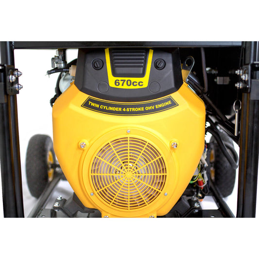 WEN 5613K 13000-Watt Portable Standby Generator with Wheel Kit and Electric Start - 5613K