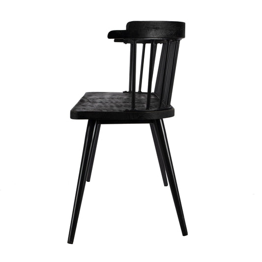 Butler Specialty Company Tempe Mango Wood Spindle Back  51.25""W Bench, Black  - 5615295