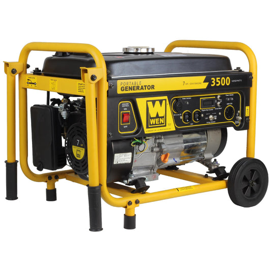 WEN 3500-Watt Gas Generator with Wheel Kit-CARB Compliant - 56352-CA
