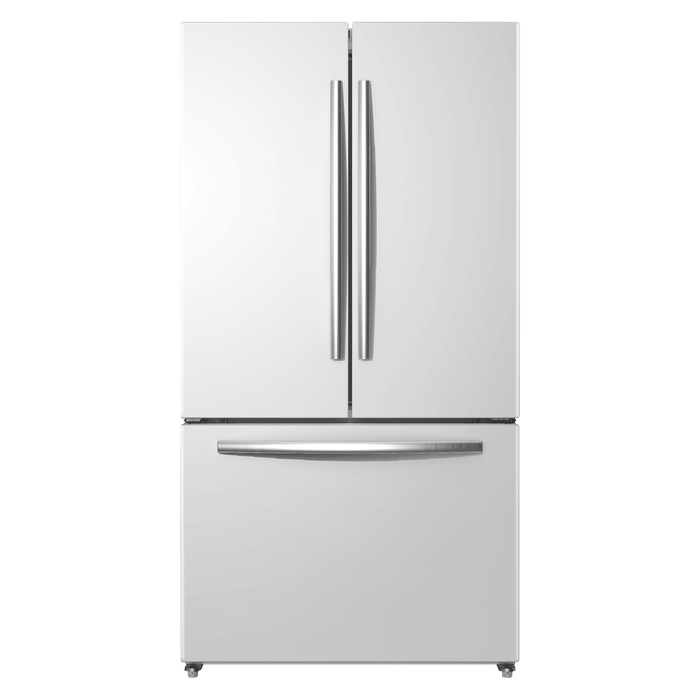 MORA - 26.6cu. ft. Standard Depth French Door Refrigerator - White - MRF266N6CWE