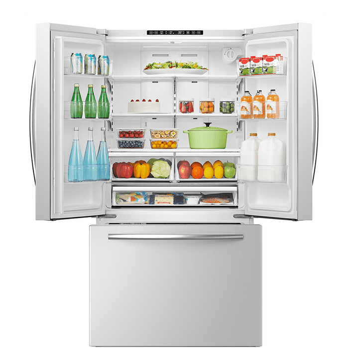 MORA - 26.6cu. ft. Standard Depth French Door Refrigerator - White - MRF266N6CWE