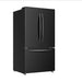 MORA - 26.6cu. ft. Standard Depth French Door Refrigerator - Black - MRF266N6CBE