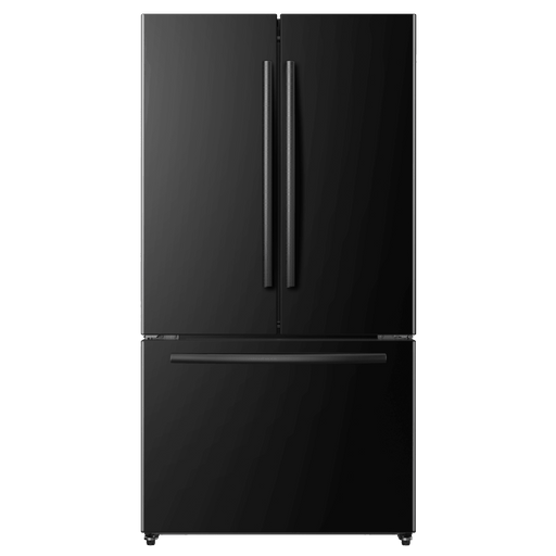 MORA - 26.6cu. ft. Standard Depth French Door Refrigerator - Black - MRF266N6CBE